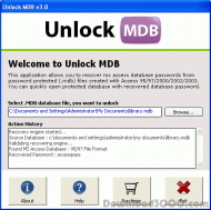 MDB Password Breaker screenshot